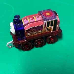 Mattel Floral Train Engine Toy - Red and Purple